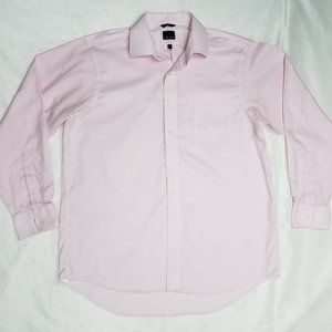 Men's Chaps Light Pink Long Sleeve Button up Shirt